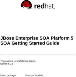 JBoss Enterprise SOA Platform 5 SOA Getting Started Guide - This guide is for installation teams. Edition 5.3.1 David Le Sage Suzanne Dorfield
