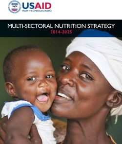 MULTI-SECTORAL NUTRITION STRATEGY 2014-2025