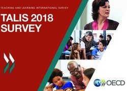 TALIS 2018 SURVEY TEACHING AND LEARNING INTERNATIONAL SURVEY - OECD.org