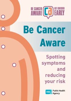 Be Cancer Aware Spotting Symptoms And Reducing Your Risk - Public ...