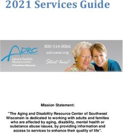 2021 Services Guide 800-514-0066 adrcswwi.org - Wisconsin.gov