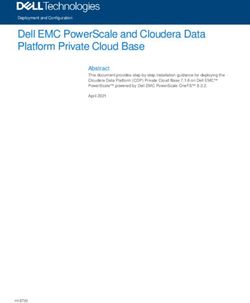 Dell EMC PowerScale and Cloudera Data Platform Private Cloud Base