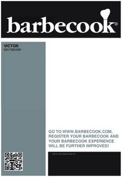 GO TO WWW.BARBECOOK.COM, REGISTER YOUR BARBECOOK AND YOUR BARBECOOK EXPERIENCE WILL BE FURTHER IMPROVED! - VICTOR