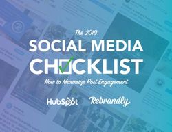 CH CKLIST SOCIAL MEDIA - The 2019 How to Maximize Post Engagement - ICS Creative Agency