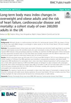 Long-term body mass index changes in overweight and obese adults and the risk of heart failure, cardiovascular disease and mortality: a cohort ...