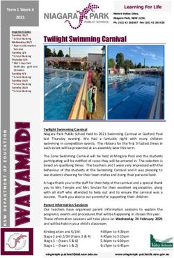 Twilight Swimming Carnival - Niagara Park Public School