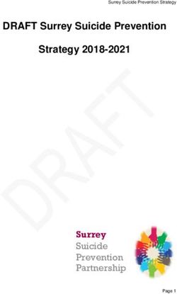 DRAFT Surrey Suicide Prevention Strategy 2018-2021 - Surrey Suicide Prevention Partnership