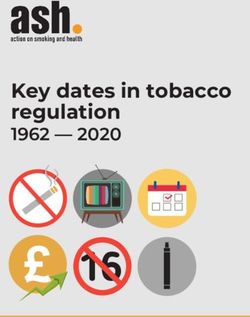 Key dates in tobacco regulation 1962 - 2020 - Action on Smoking and Health