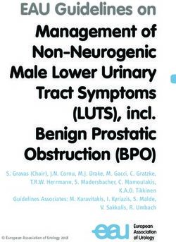 EAU Guidelines on Management of Non-Neurogenic Male Lower Urinary Tract ...