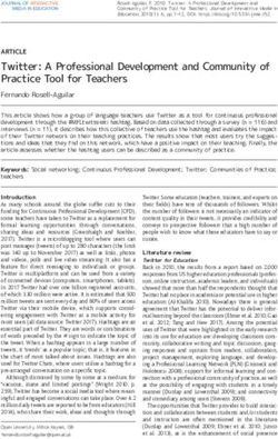 Twitter: A Professional Development and Community of Practice Tool for Teachers - Eric