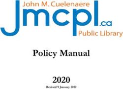 Policy Manual 2020 - John M. Cuelenaere Public Library