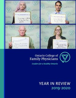 YEAR IN REVIEW 2019-2020 - Ontario College of Family Physicians