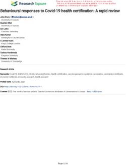 Behavioural responses to Covid-19 health certication: A rapid review