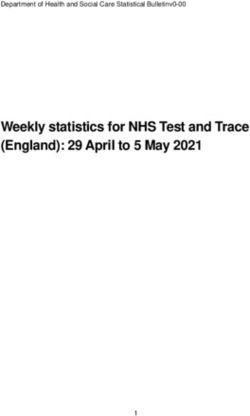 Weekly statistics for NHS Test and Trace (England): 29 April to 5 May 2021 - Department of Health and Social Care Statistical Bulletinv0-00 - GOV.UK