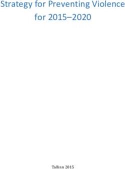 Strategy for Preventing Violence for 2015-2020 - Tallinn 2015