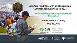 AIC Agri-Food Research and Innovation Summit Looking Ahead to 2025 GIFS' Priorities to Catalyze and Drive Innovation