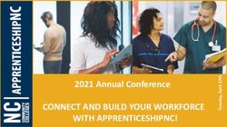 CONNECT AND BUILD YOUR WORKFORCE - 2021 Annual Conference WITH APPRENTICESHIPNC!