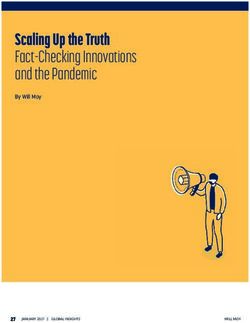 Scaling Up the Truth Fact-Checking Innovations and the Pandemic - By Will Moy