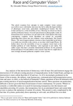 RACE AND COMPUTER VISION 1 - MEDIARXIV