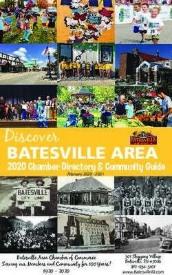 Discover BATESVILLE AREA 2020 Chamber Directory & Community Guide - Batesville Area Chamber