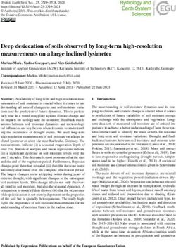 Deep desiccation of soils observed by long-term high-resolution measurements on a large inclined lysimeter - HESS