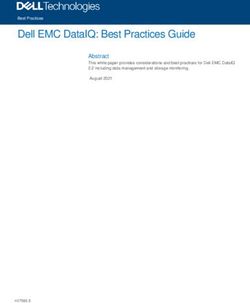 Dell EMC DataIQ: Best Practices Guide - Abstract