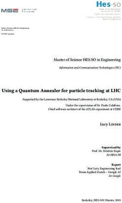 Using a Quantum Annealer for particle tracking at LHC