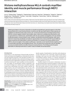 Histone methyltransferase MLL4 controls myofiber identity and muscle performance through MEF2 interaction - JCI