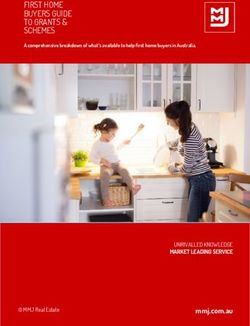 FIRST HOME BUYERS GUIDE TO GRANTS & SCHEMES - mmj.com.au UNRIVALLED KNOWLEDGE - MMJ Real Estate