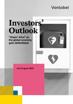 Investors' Outlook "Stayin' Alive" as the global economy gets defibrillated - July /August 2020 - Vontobel Asset Management