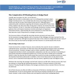 The Complexities Of Winding Down A Hedge Fund - Berkeley ...