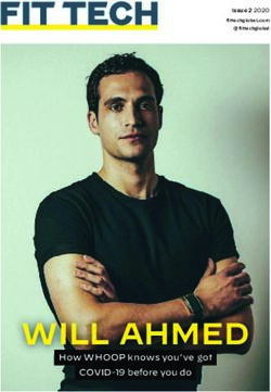 WILL AHMED How WHOOP knows you've got COVID-19 before you do