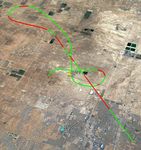 Flight Demonstration of High Altitude Aircraft Navigation with Cellular Signals