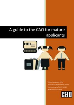 A guide to the CAO for mature applicants