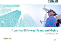 From wealth to wealth and well-being - Sustainability Report 2019 - RL360 Adviser