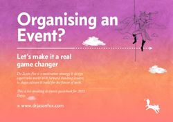 Organising an Event? Let's make it a real game changer