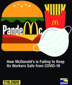 HOW MCDONALD'S IS FAILING TO KEEP ITS WORKERS SAFE FROM COVID-19 - AMAZON S3