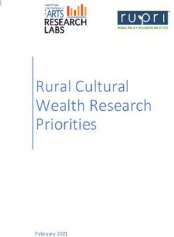 Rural Cultural Wealth Research Priorities - February 2021