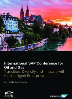 International SAP Conference for Oil and Gas - Transition, Diversify and Innovate with the Intelligent Enterprise - TAC Events
