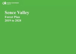 Sence Valley Forest Plan 2019 to 2028 - Forestry Commission Consultation Hub