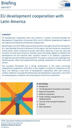 EU development cooperation with Latin America - EU-LAC ...