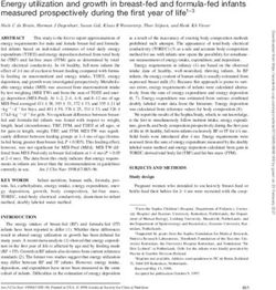 Energy utilization and growth in breast-fed and formula-fed infants measured prospectively during the first year of life1-3