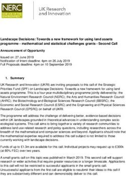 Landscape Decisions: Towards a new framework for using land assets programme - mathematical and statistical challenges grants - Second Call - NERC