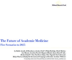 The Future of Academic Medicine - Five Scenarios to 2025