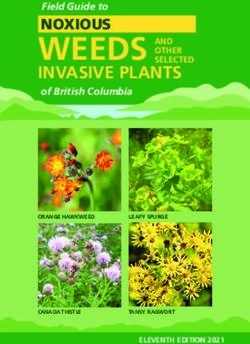 Weeds NOXIOUS Field Guide to - Invasive Species Council of BC