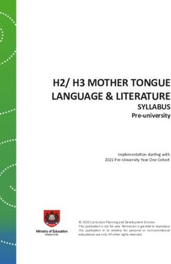 H2/ H3 MOTHER TONGUE LANGUAGE & LITERATURE - MOE