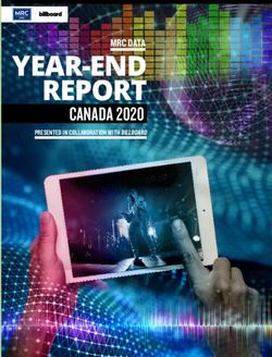 YEAR-END REPORT CANADA 2020 - MRC DATA - Billboard