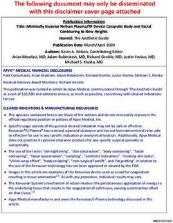 The following document may only be disseminated with this disclaimer cover page attached