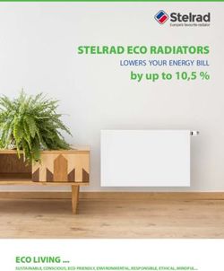 STELRAD ECO RADIATORS - by up to 10,5 % lowers your energy bill - ECO LIVING ...