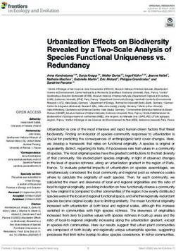 Urbanization Effects on Biodiversity Revealed by a Two-Scale Analysis of Species Functional Uniqueness vs. Redundancy